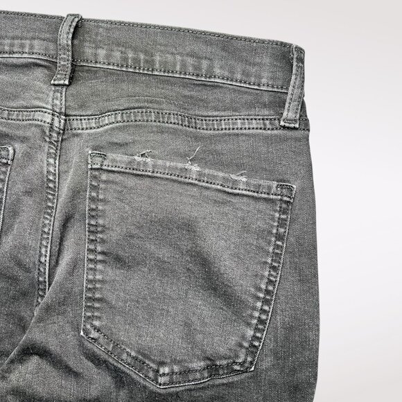 Banana Republic High Rise Slim Jeans Black Wash Petite Size 27/4 - Picture 7 of 7